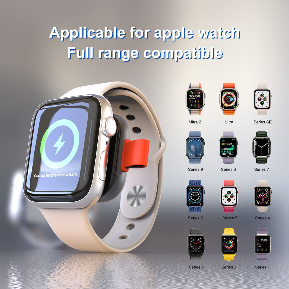 Incarcator Wireless Lito LC03 pentru Apple Watch Series, Alb