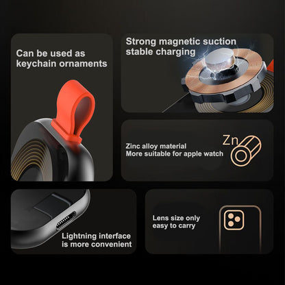 Incarcator Wireless Lito LC03 pentru Apple Watch Series, Negru