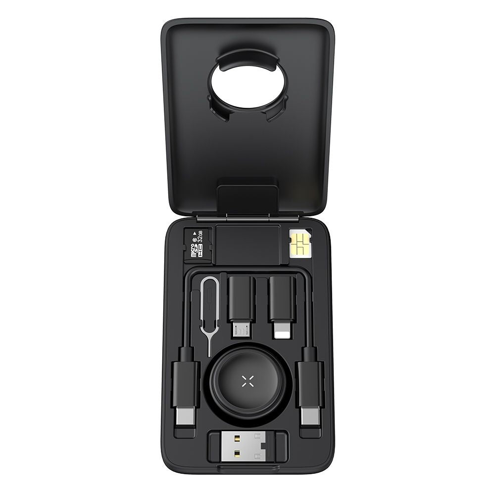 Incarcator Wireless McDodo CH-2440 8in1 pentru Apple Watch Series, Negru