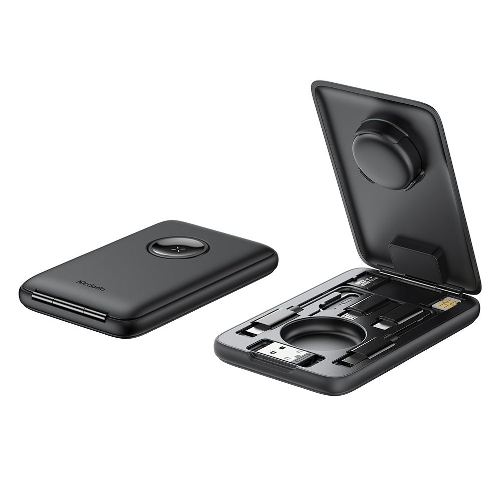 Incarcator Wireless McDodo CH-2440 8in1 pentru Apple Watch Series, Negru