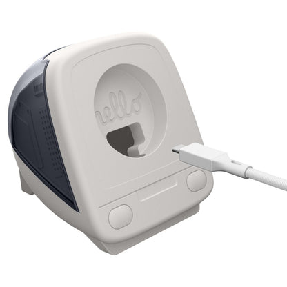 Suport Spigen C1 Classic pentru Incarcator Wireless Apple Watch Series, Gri