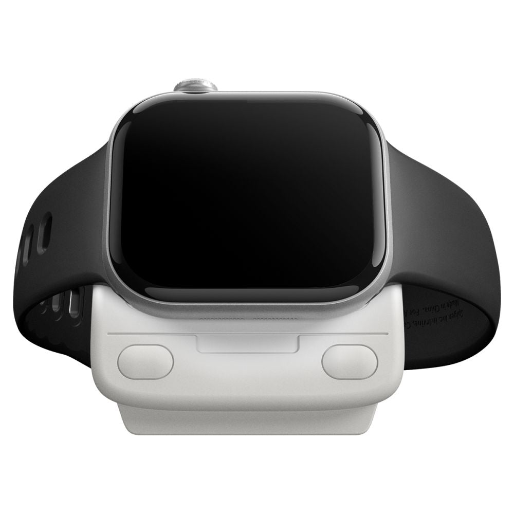 Suport Spigen C1 Classic pentru Incarcator Wireless Apple Watch Series, Gri
