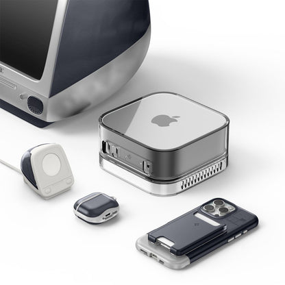 Suport Spigen C1 Classic pentru Incarcator Wireless Apple Watch Series, Gri