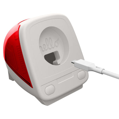 Suport Spigen C1 Classic pentru Incarcator Wireless Apple Watch Series, Rosu