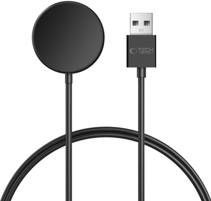 Incarcator Wireless Tech-Protect MC03 Ultraboost pentru Samsung Galaxy Watch Series, USB-A, Negru