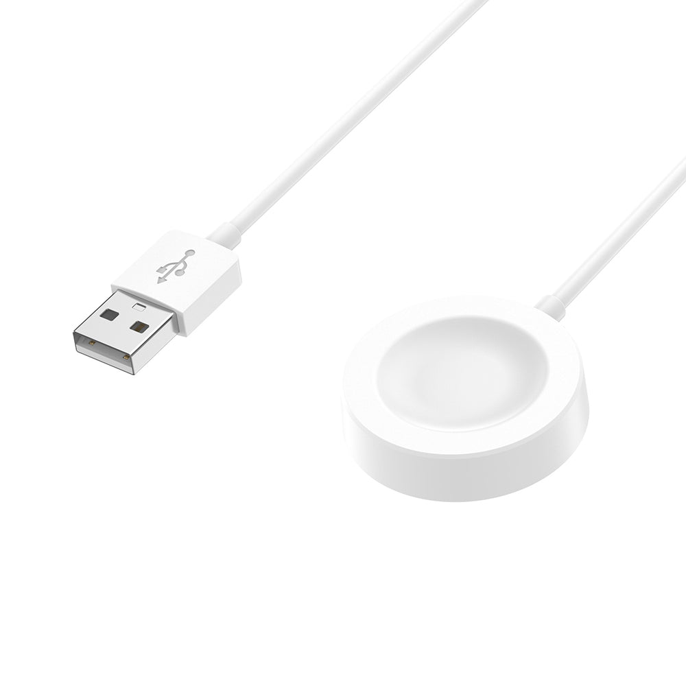 Incarcator Wireless Techsuit THC1 pentru Huawei Watch Series, USB-A, Alb