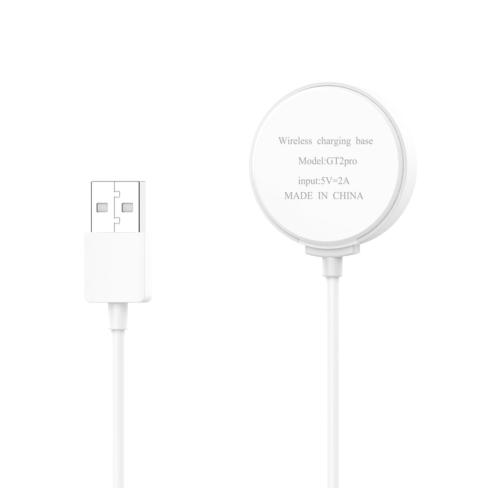 Incarcator Wireless Techsuit THC1 pentru Huawei Watch Series, USB-A, Alb