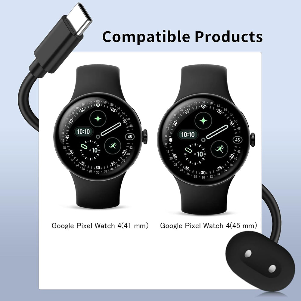 Incarcator Wireless Techsuit THPX pentru Google Pixel Watch 4 Series, Negru