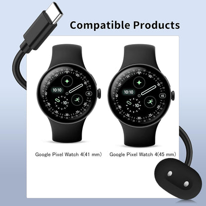 Incarcator Wireless Techsuit THPX pentru Google Pixel Watch 4 Series, Negru