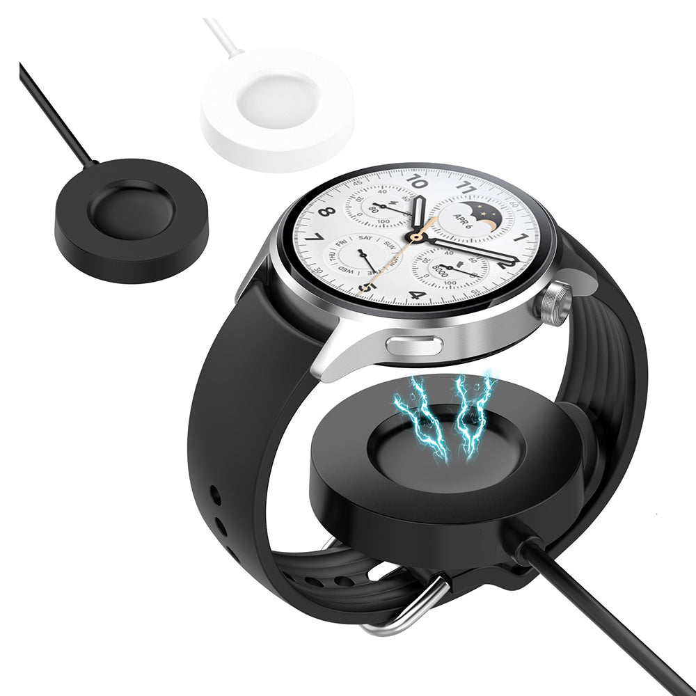 Incarcator Wireless Techsuit TXC6 pentru Xiaomi Watch S1 Pro, USB-A, Negru