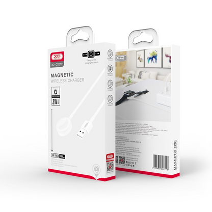 Incarcator Wireless XO Design CX012 pentru Apple Watch Series, USB-A, Alb