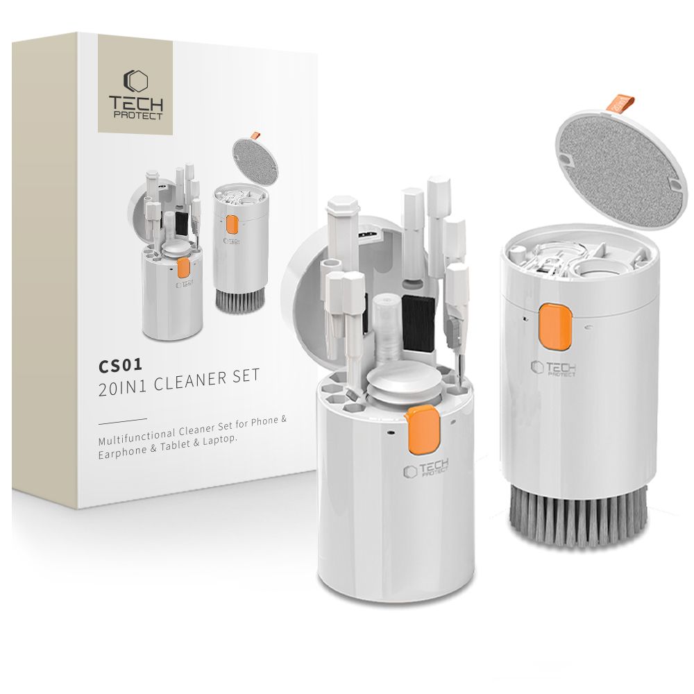 Instrument Curatare Tech-Protect CS01, 20in1, Alb