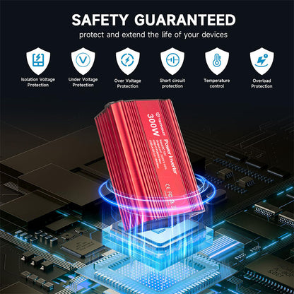 Invertor Electric Auto Techsuit FlexiCarVolt, 300W