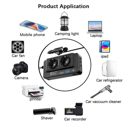 Invertor Electric Auto Techsuit PowerDriveX, 200W