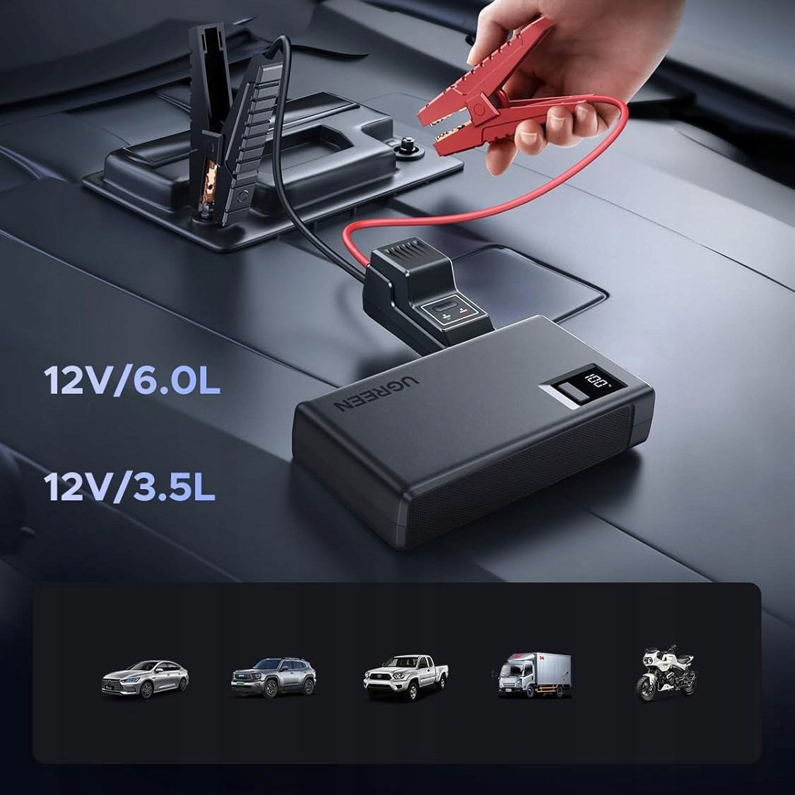 Jump Starter Auto UGREEN ES702, 1000A