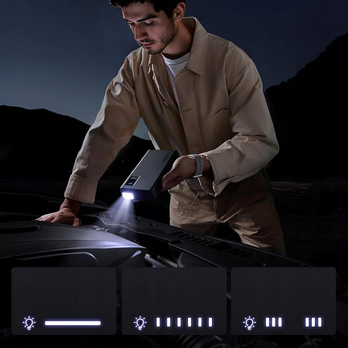 Jump Starter Auto UGREEN ES702, 1000A