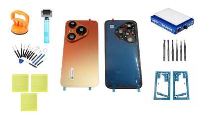 Kit Capac Baterie Huawei Pura 90s Pro Orange Soda Service Pack si Instrumente Service Dedicate