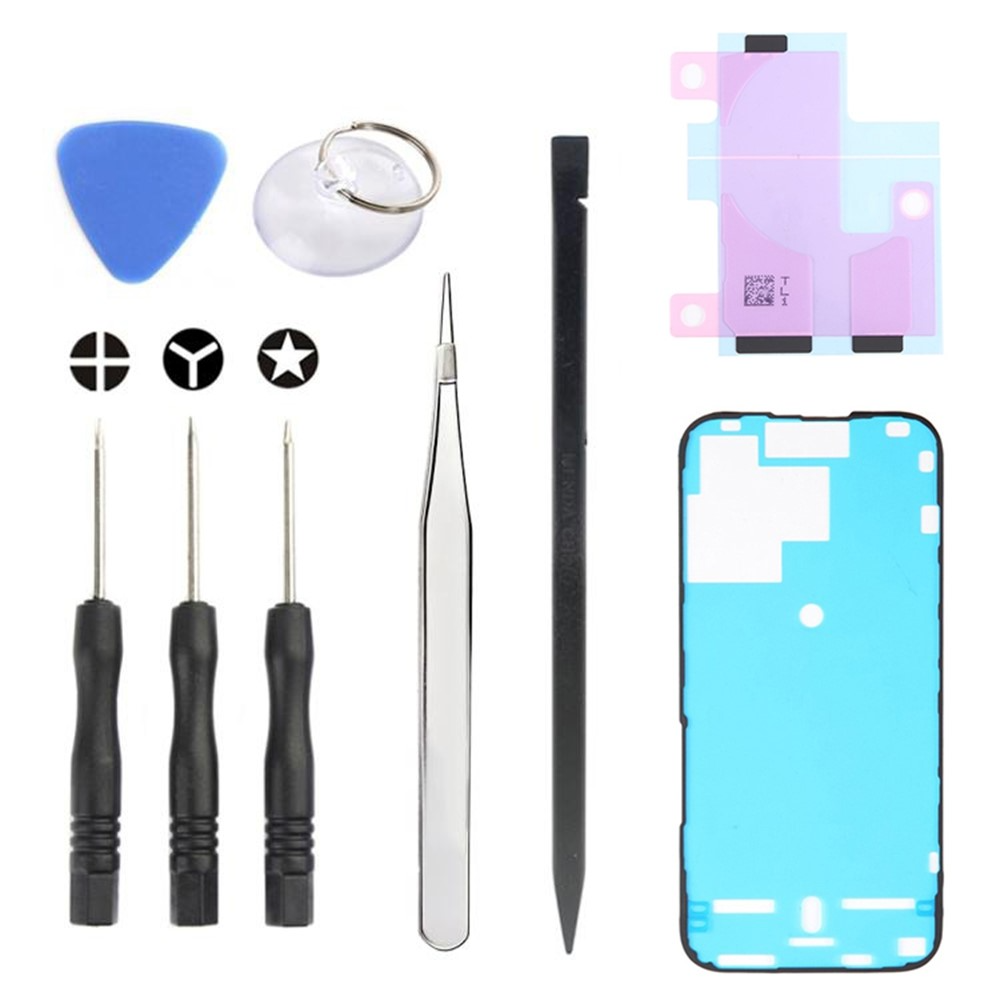 Kit Reparatii Jiafa JF-8162 pentru inlocuire Acumulator Apple iPhone 15 Pro, 9in1