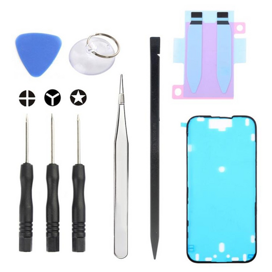 Kit Reparatii Jiafa JF-8162 pentru inlocuire Acumulator Apple iPhone 16, 9in1