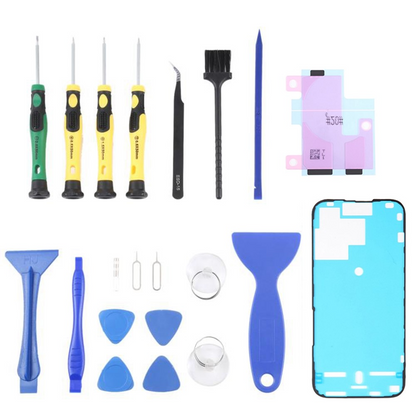 Kit Reparatii Jiafa JF-8182 pentru inlocuire Acumulator Apple iPhone 15 Pro, 21in1