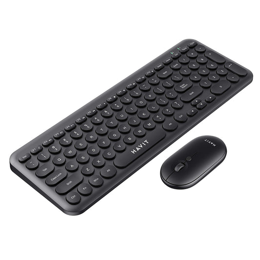 Kit Tastatura si Mouse Wireless HAVIT, Negru