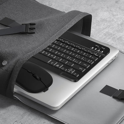 Kit Tastatura Mouse Wireless Techsuit AirCombo WKM1, BT / Wi-Fi, Negru