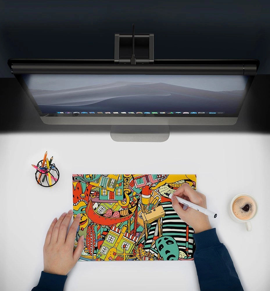 Lampa Led Monitor Baseus i-Wok Pro, 3000K - 6500K, Neagra DGIWK-P01