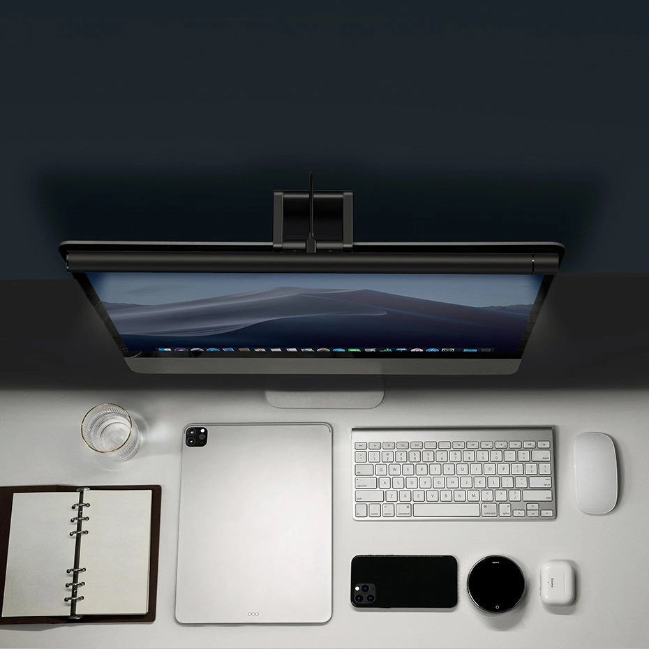 Lampa Led Monitor Baseus i-Wok Pro, 3000K - 6500K, Neagra DGIWK-P01