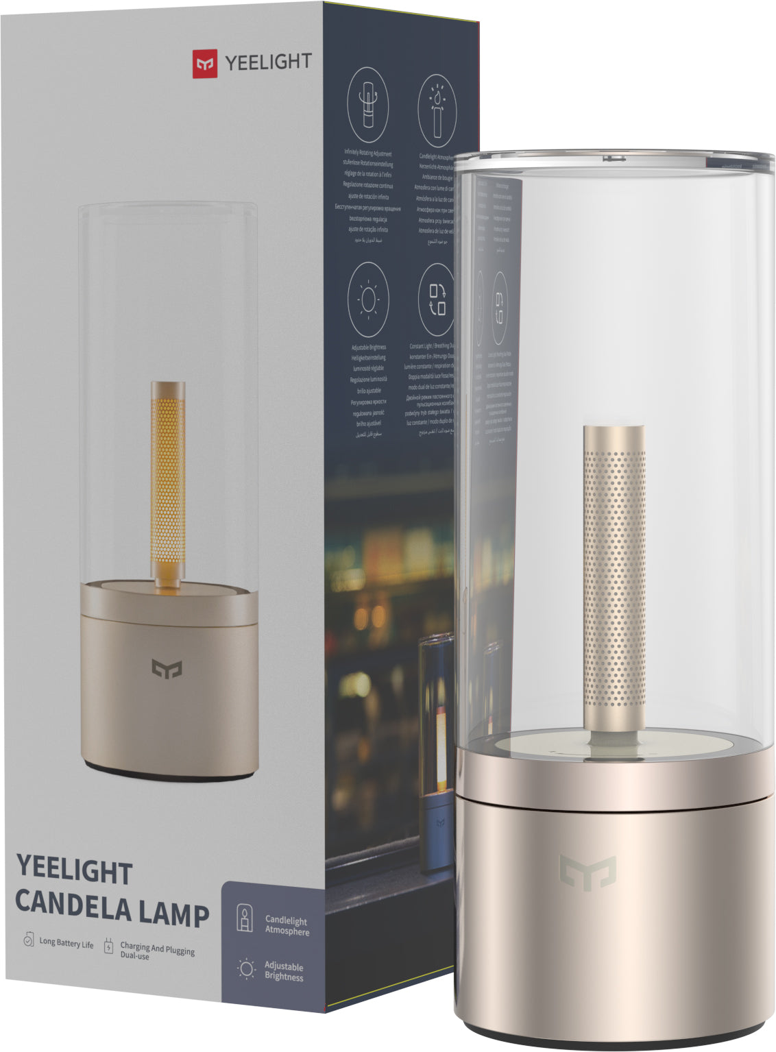 Lampa Veghe Yeelight Candela, 5W, 1800K, Dimabil YLFWD-0019