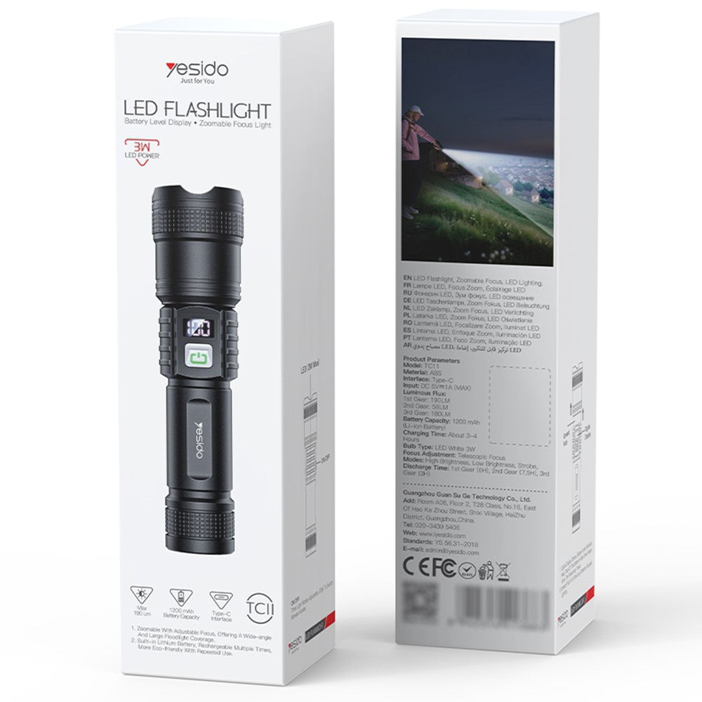 Lanterna LED Yesido TC11, 190lm