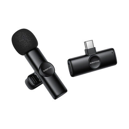 Lavaliera Borofone BFK16 Winner, USB-C, Neagra