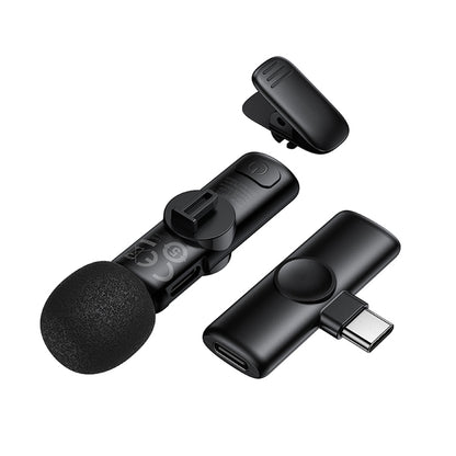 Lavaliera Borofone BFK16 Winner, USB-C, Neagra