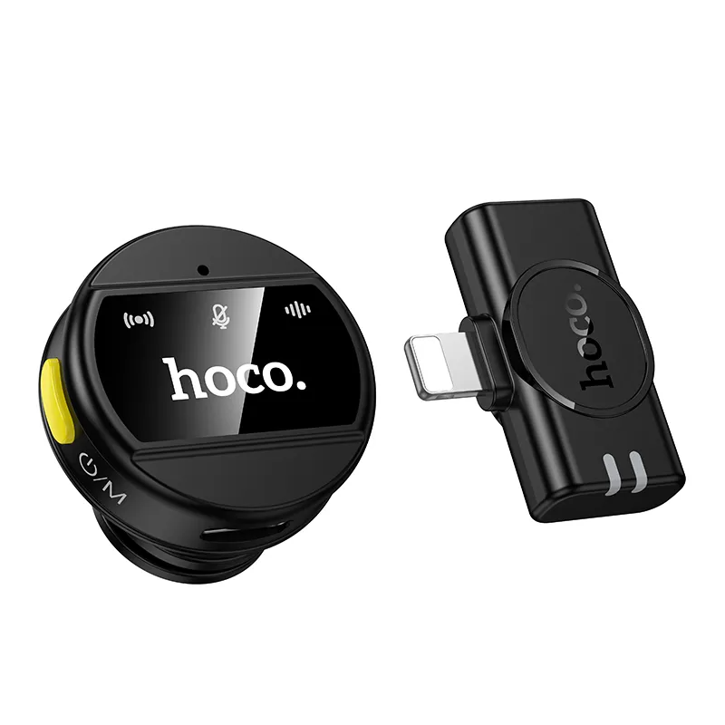 Lavaliera HOCO L21, Lightning, Neagra