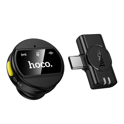 Lavaliera HOCO L21, USB-C, Neagra