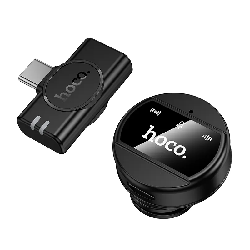Lavaliera HOCO L21, USB-C, Neagra