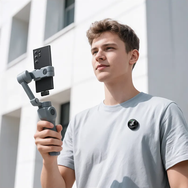 Lavaliera HOCO L21, USB-C, Neagra