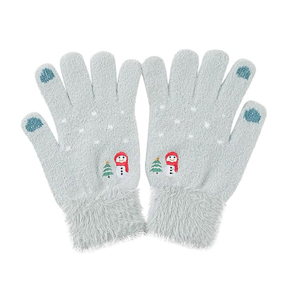 Manusi De Iarna Tactile Dama Techsuit ST0011, Marime 17cm, Albastre