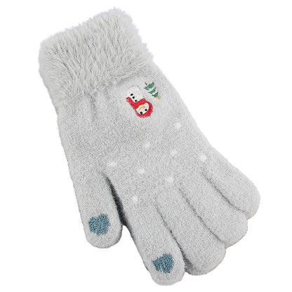 Manusi De Iarna Tactile Dama Techsuit ST0011, Marime 17cm, Albastre