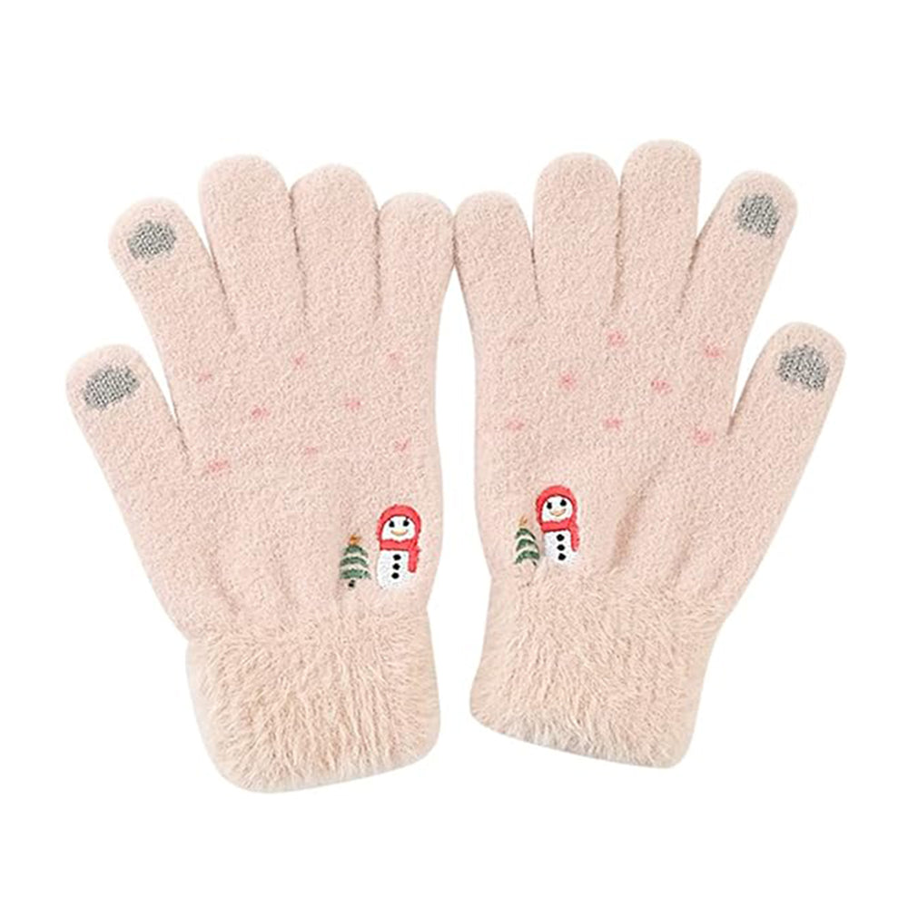 Manusi De Iarna Tactile Dama Techsuit ST0011, Marime 17cm, Bej