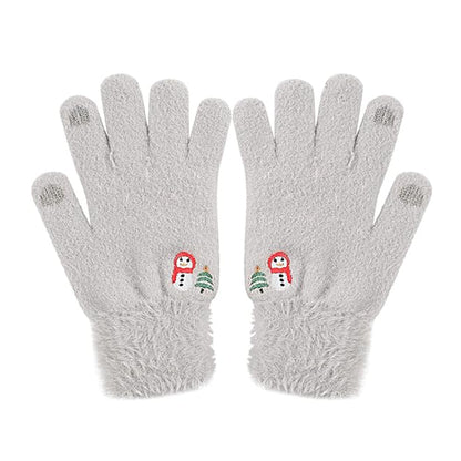 Manusi De Iarna Tactile Dama Techsuit ST0011, Marime 17cm, Gri