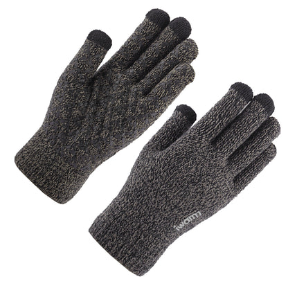 Manusi De Iarna Tactile Iwarm ST0005, Marime 21cm, Gri