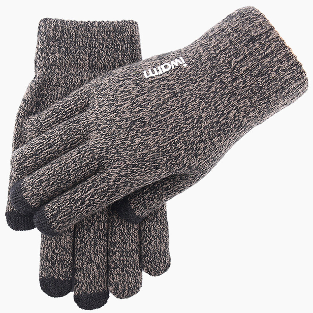 Manusi De Iarna Tactile Iwarm ST0005, Marime 21cm, Gri
