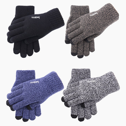 Manusi De Iarna Tactile Iwarm ST0005, Marime 21cm, Gri