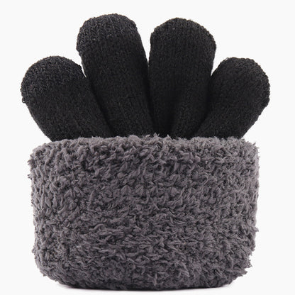 Manusi De Iarna Tactile Iwarm ST0005, Marime 21cm, Negre