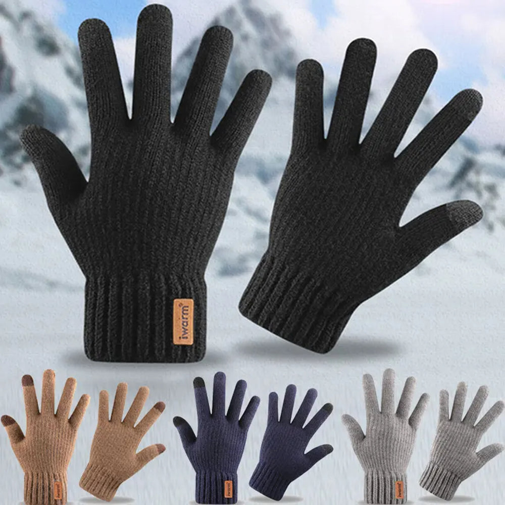 Manusi De Iarna Tactile Iwarm ST0016, Marime 22cm, Gri