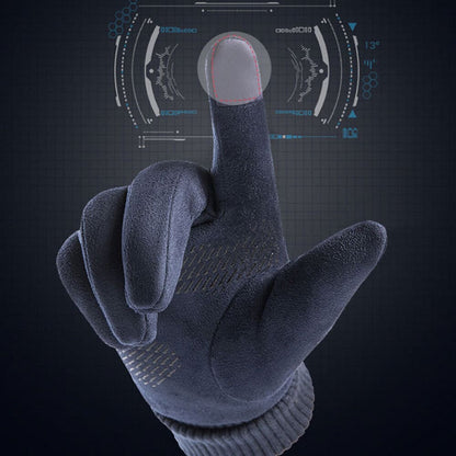 Manusi De Iarna Tactile Unisex Techsuit ST0009, Marime Universala, Albastre