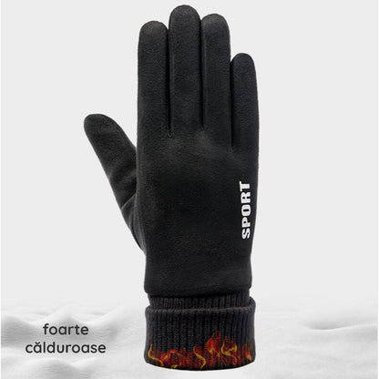Manusi De Iarna Tactile Unisex Techsuit ST0010, Marime Universala, Negre