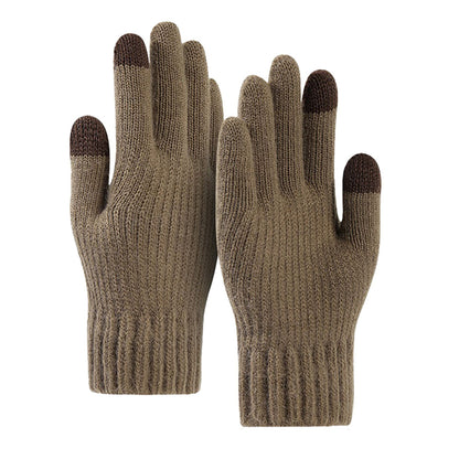 Manusi De Iarna Tactile Unisex Techsuit ST0012, Marime 22cm, Maro