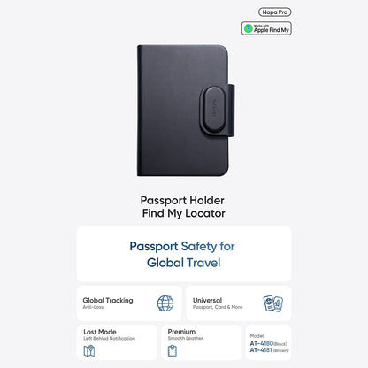 Mcdodo SmartTag Passport Napa Pro AT-4180 pentru iOS Series, Negru