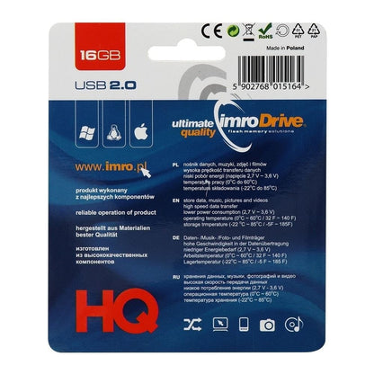 Memorie Externa USB-A Imro, 16Gb